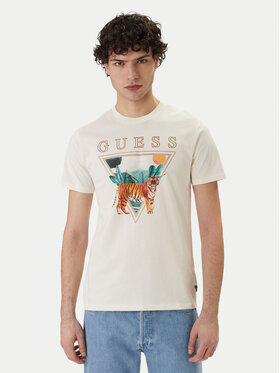 Guess Guess Camiseta M6GI33 K3310 Écru Regular Fit