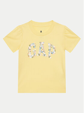 Gap Gap Póló 736118-00 Sárga Regular Fit