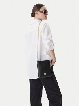 PINKO Сумка PINKO Flat Satchel AI 25-26 PCPL 105352 A0QO Чорний