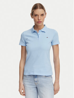 Tommy Jeans Tommy Jeans Polo Essential DW0DW20160 Azul claro Slim Fit