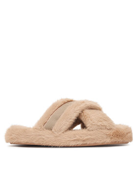 Tommy Hilfiger Παντόφλες Σπιτιού Tommy Hilfiger Th Feminine House Shoes FW0FW09615 Μπεζ