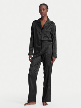 Guess Guess Pižama O6BX03 W3501 Juoda Regular Fit