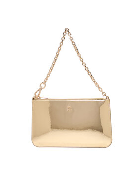 Tommy Hilfiger Kabelka Tommy Hilfiger Th Icon Chain Shoulder Pouch Met AW0AW18219 Zlatá