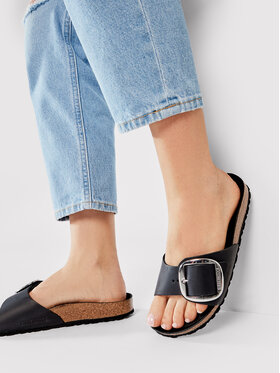 Birkenstock Šlepetės Birkenstock Madrid Big Buckle 1006523 Juoda