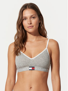 Tommy Hilfiger Tommy Hilfiger Top de sujetador UW0UW06272 Gris claro