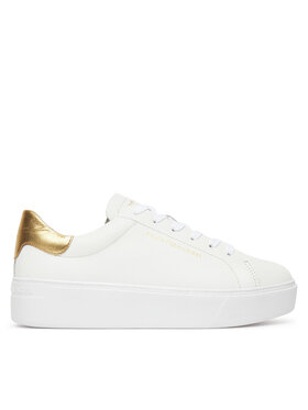 Tommy Hilfiger Sneakersy Tommy Hilfiger Essential Platform Court Sneaker FW0FW08756 Biela