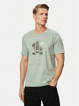 BOSS BOSS Camiseta PS Spirit70 Grx 50559811 Verde Regular Fit