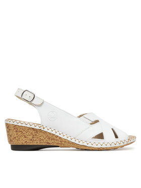 Rieker Sandale Rieker 66189-80 Alb
