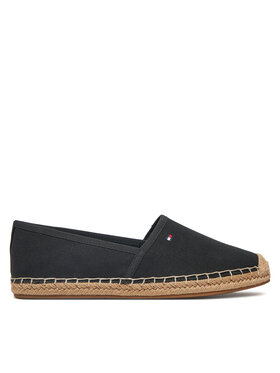 Tommy Hilfiger Espadrillas Tommy Hilfiger Flag Canvas Espadrille FW0FW08541 Nero