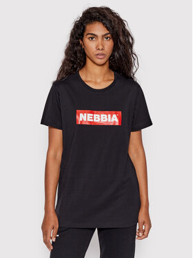NEBBIA NEBBIA Футболка 592 Чорний Regular Fit