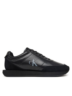 Calvin Klein Sneakersy Calvin Klein Retro Runner Ess Lth-Sue HW0HW03248 Černá