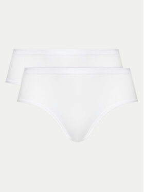 Triumph Triumph Set klasičnih bikini gaćica s visokim strukom﻿ Sense Of Cotton 10225046 Bijela