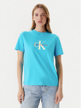 Calvin Klein Jeans Calvin Klein Jeans Majica Hero Classic LV047B865G Modra Regular Fit