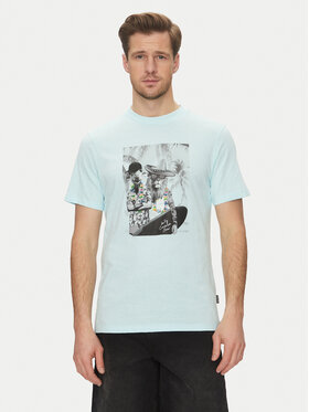 Blend Blend T-shirt 20718283 Zelena Regular Fit