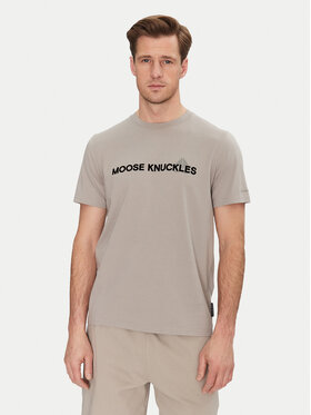 Moose Knuckles Moose Knuckles T-shirt Conway M15MT760 Siva Regular Fit