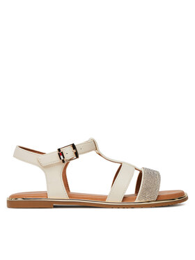 Tommy Hilfiger Sandales Tommy Hilfiger T3A2-33780-0371 S Écru