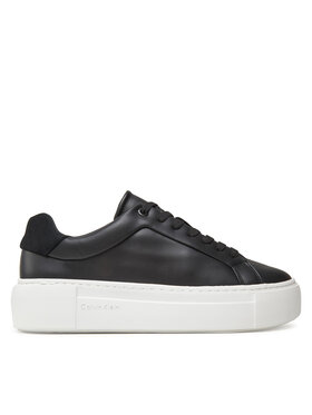 Calvin Klein Sneakers Calvin Klein Ff Cupsole Lace Up Lth HW0HW02570 Schwarz