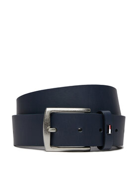 Tommy Hilfiger Pánsky opasok Tommy Hilfiger Denton 3.5 Ext AM0AM12054 Tmavomodrá