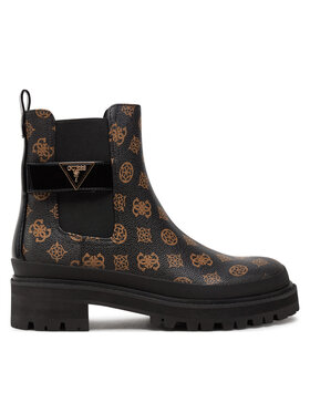 Guess Polokozačky Guess Bensly FLFBEN FAL10 Černá