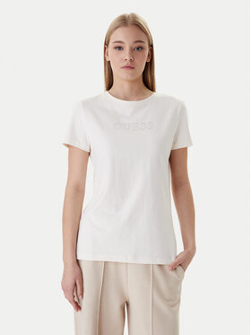 Guess Guess Camiseta V3BI11 J1314 Écru Regular Fit