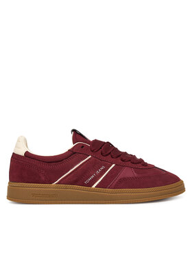 Tommy Jeans Superge Tommy Jeans The Greenwich Edge Suede EN0EN02924 Bordo rdeča