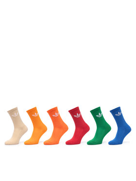 adidas Довгі шкарпетки adidas Trefoil Crew Socks Cushion IX5275 Кольоровий