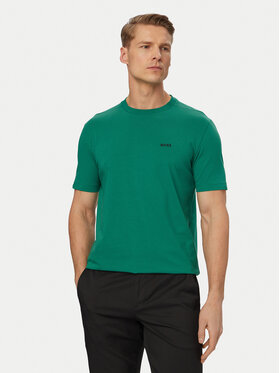 BOSS BOSS Camiseta 50506373 Verde Regular Fit