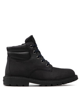 Geox Schnürstiefeletten Geox J Shaylax B. B J16FAB 032BC C4002 S Dunkelblau