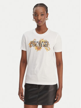 Versace Jeans Couture Versace Jeans Couture Camiseta 80HAHE02 CJ00E Blanco Regular Fit