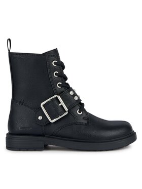 Geox Stiefeletten Geox J Eclair Girl J369QD 000BU C9999 M Schwarz