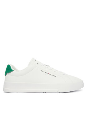 Tommy Hilfiger Tenisice Tommy Hilfiger Th Court Lth Detail Ess FM0FM05367 Bijela