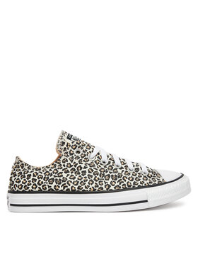 Converse Plátenky Converse Chuck Taylor All Star Leopard A14941C Béžová