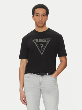 Guess Guess Футболка Z4BI02 I3Z14 Чорний Regular Fit