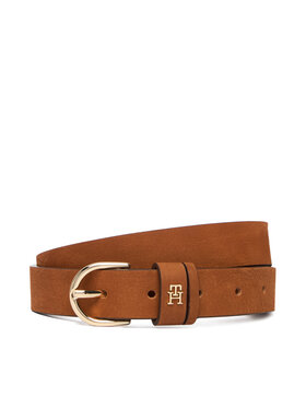 Tommy Hilfiger Curea de Damă Tommy Hilfiger Essential Effortless 2.5 Nubuck AW0AW17762 Maro