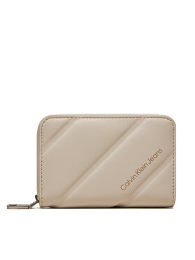 Calvin Klein Jeans Cartera Calvin Klein Jeans Quileted Med Zip K60K612256 Écru