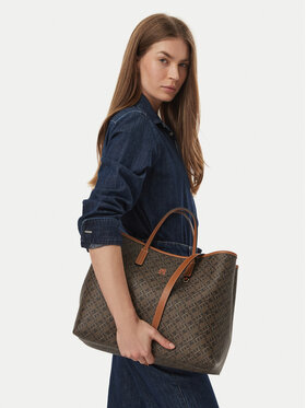 Tommy Hilfiger Geantă Tommy Hilfiger Th Monoplay Satchel AW0AW19173 Negru