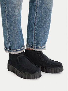 Clarks Черевики Clarks Torhill Moss 26179360 Чорний