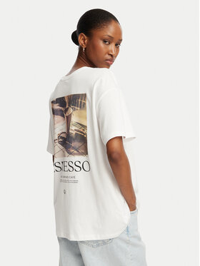ONLY ONLY Camiseta Vivvi 15346761 Blanco Regular Fit