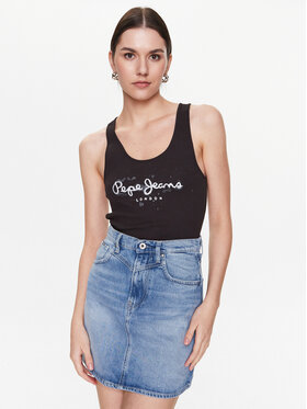 Pepe Jeans Pepe Jeans Top Ozella PL505474 Nero Regular Fit