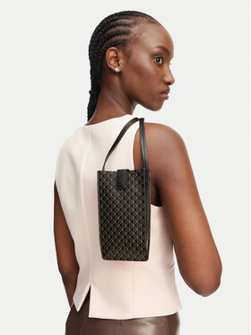 Calvin Klein Rankinė telefonui Calvin Klein Emblem Aop Phone Crossbody LV04F1115G Juoda