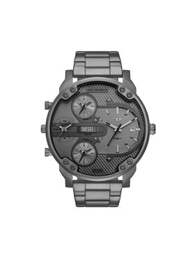 Diesel Hodinky Diesel Mr. Daddy Slim DZ7487 Sivá