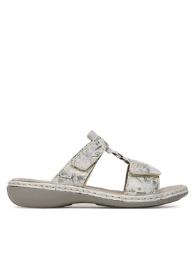 Rieker Nazouváky Rieker 659X6-80 Stříbrná