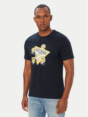 Guess Jeans Guess Jeans Póló 183589 Kék Classic Fit