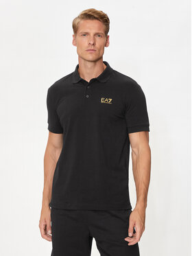 EA7 Emporio Armani EA7 Emporio Armani Поло 8NPF14 PJVQZ 0208 Чорний Regular Fit