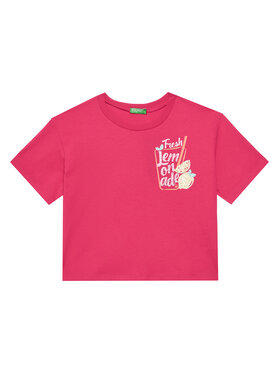United Colors Of Benetton United Colors Of Benetton Футболка 35RYC10OZ Рожевий Regular Fit