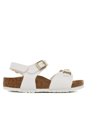 Birkenstock Босоніжки Birkenstock Rio Flowers As Kids 1029561 S Білий