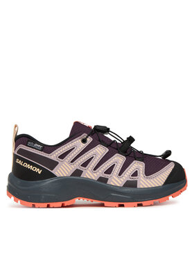Salomon Trekingová obuv Salomon Xa Pro V8 Waterproof L47857100 Fialová