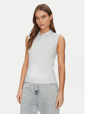 Guess Jeans Guess Jeans Поло W5GP24 KCYR1 Голубий Regular Fit