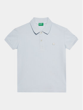 United Colors Of Benetton United Colors Of Benetton Поло 3089C300Q Блакитний Regular Fit