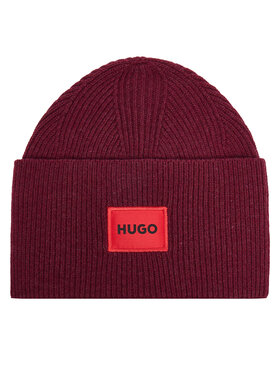 HUGO Шапкa HUGO Xaff 50496011 Бордовий